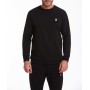 Hatemoğlu Siyah Regular Fit Pamuklu Bisiklet Yaka Sweatshirt 34133022A001