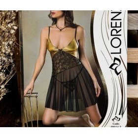 Lorenza Sattens Dantelli Fantazi Gecelik Takım Gold 99163