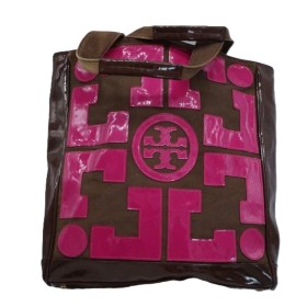 Tory Burch Brown/Proven Canvas Luxe Çanta 20085810