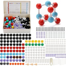 444 Parça İnorganik Organik Kimya Moleküler Model Seti Bilimsel Kimya Yapı Modelleme Atom Bağlantı Seti