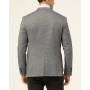 Süvari Lacivert Slim Fit Armürlü Mono Yaka 6 Drop Ceket CT2021600247
