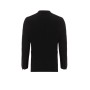 Süvari Siyah Slim Fit Armürlü Mono Yaka 6 Drop Ceket CT2021600288