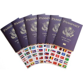 SJPRINTER Passport - Little passports Travelers notebook