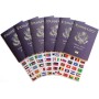SJPRINTER Passport - Little passports Travelers notebook