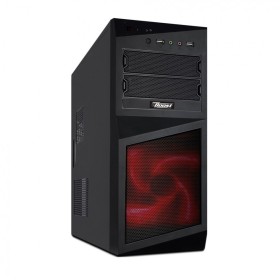 Boost power VK-1630 panel full Meshed 500W Black ATX case
