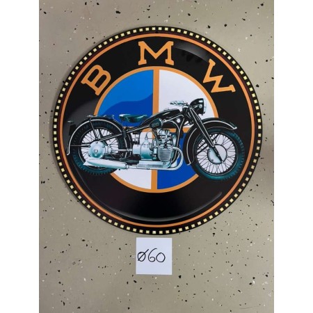 Bmw R12 Motor Cam Yuvarlak Tablo 50x50