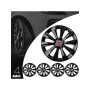 Fiat Egea 15 Inç Jant Kapağı Amblemli Piano Black 4'lü Takım