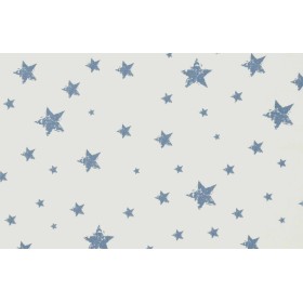 Hibboux Star Çocuk Lastikli Çarşaf 70x140x20 Bebek Star Blue