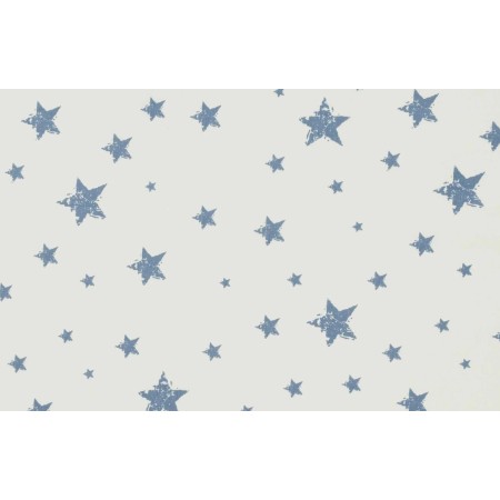 Hibboux Star Çocuk Lastikli Çarşaf 70x140x20 Bebek Star Blue