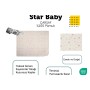 Hibboux Star Çocuk Lastikli Çarşaf 70x140x20 Bebek Star Blue