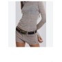 Jaded Londra Ünisex Sheer Leopard A Op Ls Sweatshirt JMT3978