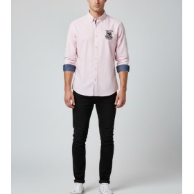 Camp David Erkek Pembe Gömlek CCR-1504-5516
