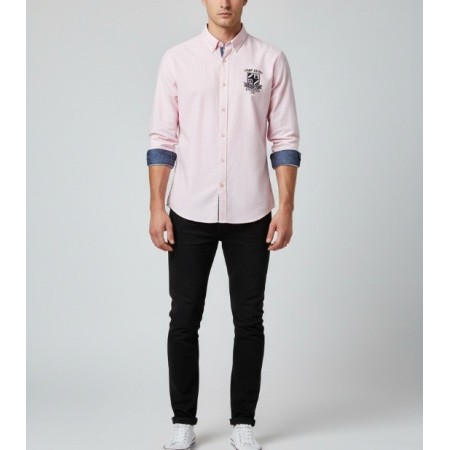 Camp David Erkek Pembe Gömlek CCR-1504-5516