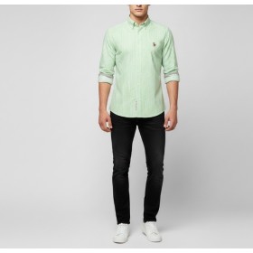 U.S. Polo Erkek Gömlek G081SZ004.000.849503 Çizgili Gömlek
