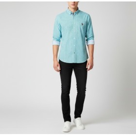 U.S. Polo Erkek Gömlek G081SZ004.000.849503 Halka Desenli