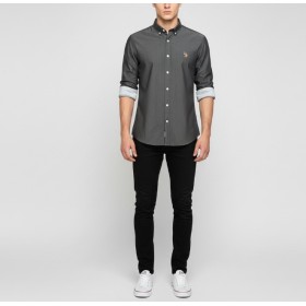 U.S. Polo Erkek Gömlek G081SZ004.000.849503 Füme