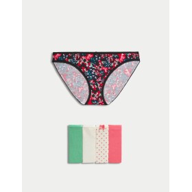 Marks & Spencer  5'li Pamuklu Likralı™ Bikini Altı T61/5101X