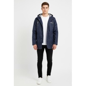California Forever Ünisex Slim fit Lacivert Yağmurluk