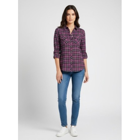 Defacto Kadın Kareli Gömlek D2951/1KB