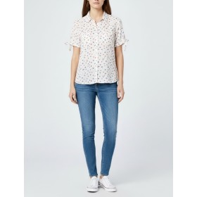 Kadın Çiçek Detaylı Gömlek