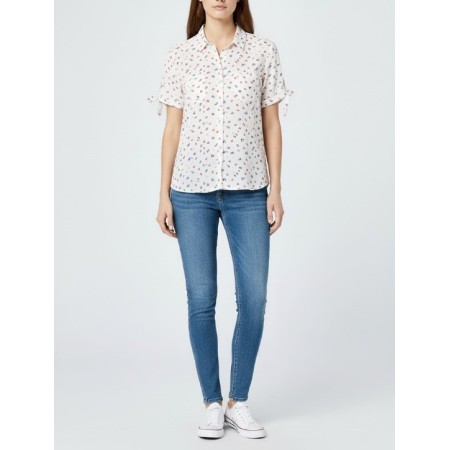 Kadın Çiçek Detaylı Gömlek