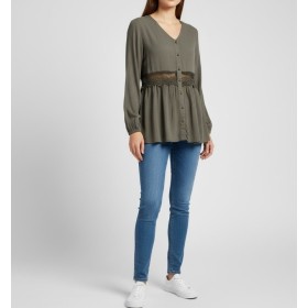 MissBlack Kadın Gömlek Haki 3016 MissBlack Kadın Gömlek Haki 3016