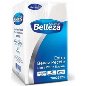 Belleza Extra Beyaz Peçete 18 Katlama 50YP 32,5X32,5 CM