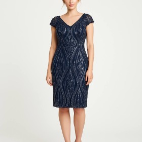 Yade Women's Evening Dress with Sequin Details - The Name of Elegance