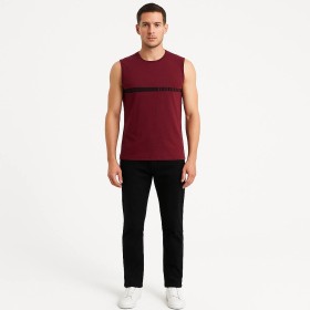 Lee Cooper Erkek Askılı Bordo Tişört  199 LCM 243002