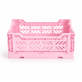 Zara Plastic Pink Basket - Modern Storage Solution