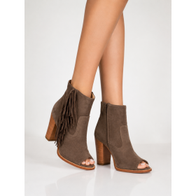 Inci Genuine Leather Beige Women's Boots - Elegance and Comfort