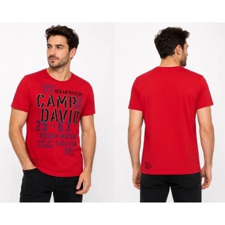 Camp Davit Erkek Kırmızı Tişört 364367_2007