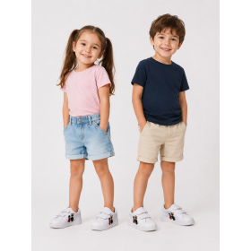 Unisex Böcek İle Karakedi Beyaz Çocuk Ayakkabı