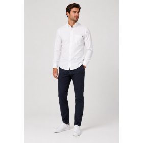 Helly Hansen Crew Club Ls Erkek Regular Fit Beyaz Gömlek 34047