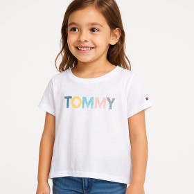 Tommy Hilfiger Colorful Tommy Logo Kids T-Shirt - Stylish and Comfortable