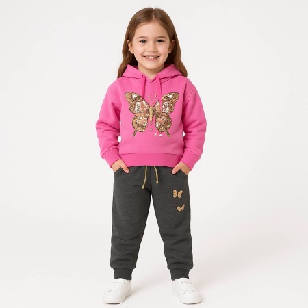 Armoni Kids Girl Fuchsia Set - Stylish and Comfortable