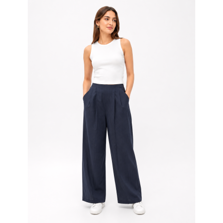 North Of Navy Women's Straight Leg Navy Pants | Style and Comfort