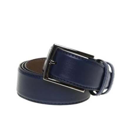 Cotton Bar Men's Navy Belt - Stylish and Modern