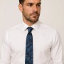 Bisse Camouflage Pattern Navy Blue Tie - Enhance Your Elegance