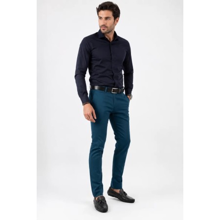 Bianco Rosso Men's Woven Trousers - Style and Comfort