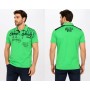 Camp David Men's Polo Neck Green T-Shirt | Style and Comfort