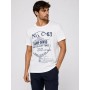 Camp David Men's White T-Shirt - Style and Comfort