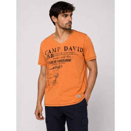 Camp David Erkek Orange Tişört