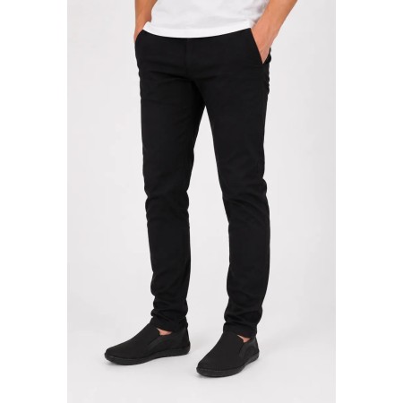 Akkan Siyah Deri Erkek Slip On Ayakkabı