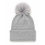 Fringed Women's Hat Gray - Stylish Winter Accessory