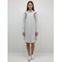 MissBlack Women's Long Shirt - Stylish Stripe Flower Details