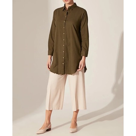 LC Waikiki Women's Khaki Tunic - Stylish and Comfortable