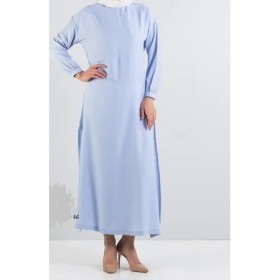 QOOQ Geniş Kemerli Kadın Tunik Açık Mavi 18SS245