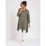 Magazine Linen Long Women's Shirt - Stylish and Comfortable