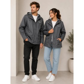 California Forever Unisex Yağmurluk Gri